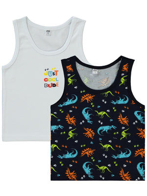Civil Boys Dinosaur  2-10 Yaş 2'li Atlet Set