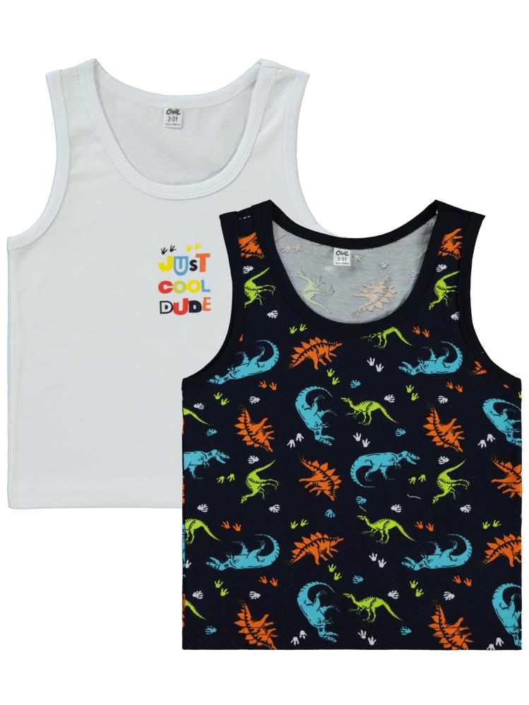 Civil Boys Dinosaur  2-10 Yaş 2'li Atlet Set