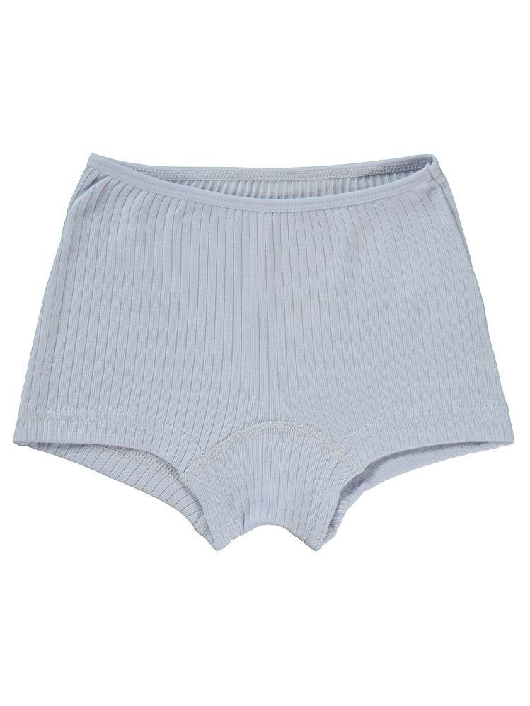 Civil Girls Ribana Çizgili 2-10 Yaş 2'li Boxer Set - Beyaz