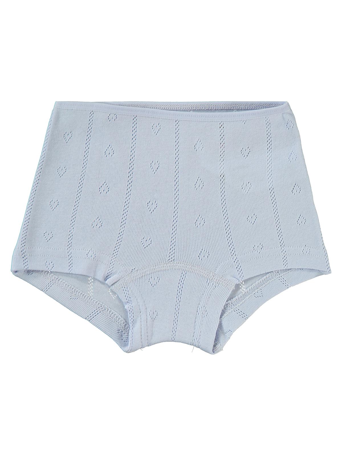 Civil Girls Jakarlı Kalp 2-10 Yaş 2'li Boxer Set - Beyaz