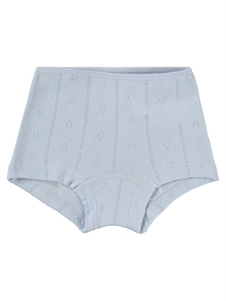 Civil Girls Jakarlı Kalp 2-10 Yaş 2'li Boxer Set - Beyaz