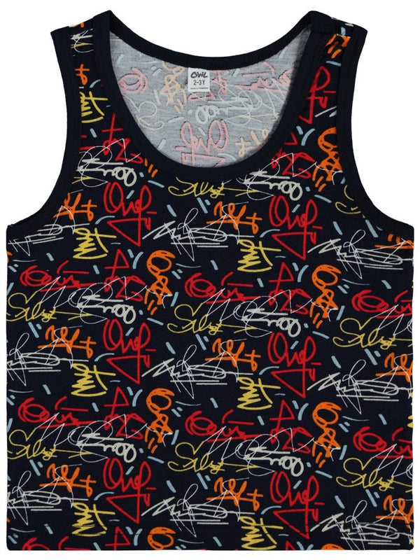 Civil Boys Graffiti  2-10 Yaş 2'li Atlet Set