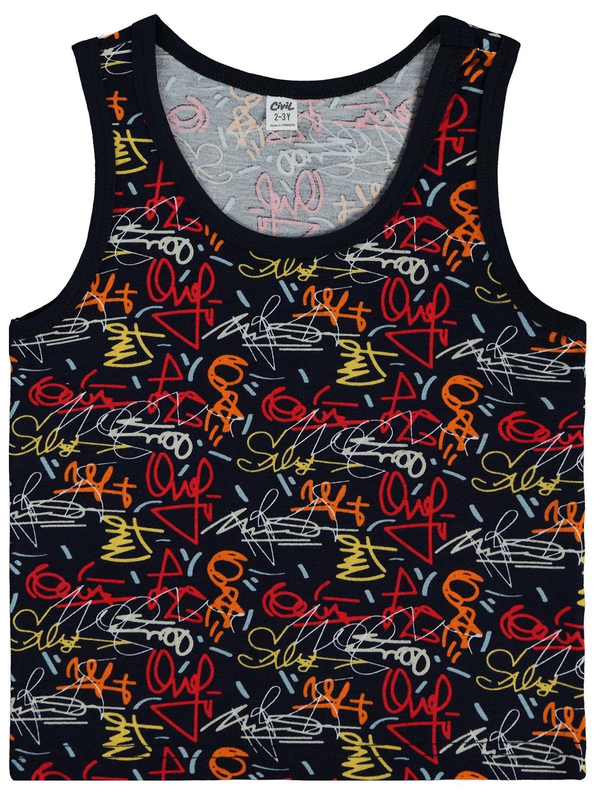 Civil Boys Graffiti  2-10 Yaş 2'li Atlet Set