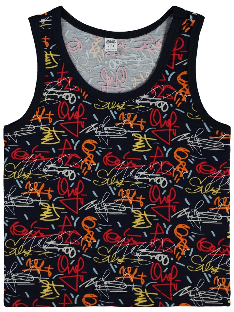 Civil Boys Graffiti  2-10 Yaş 2'li Atlet Set