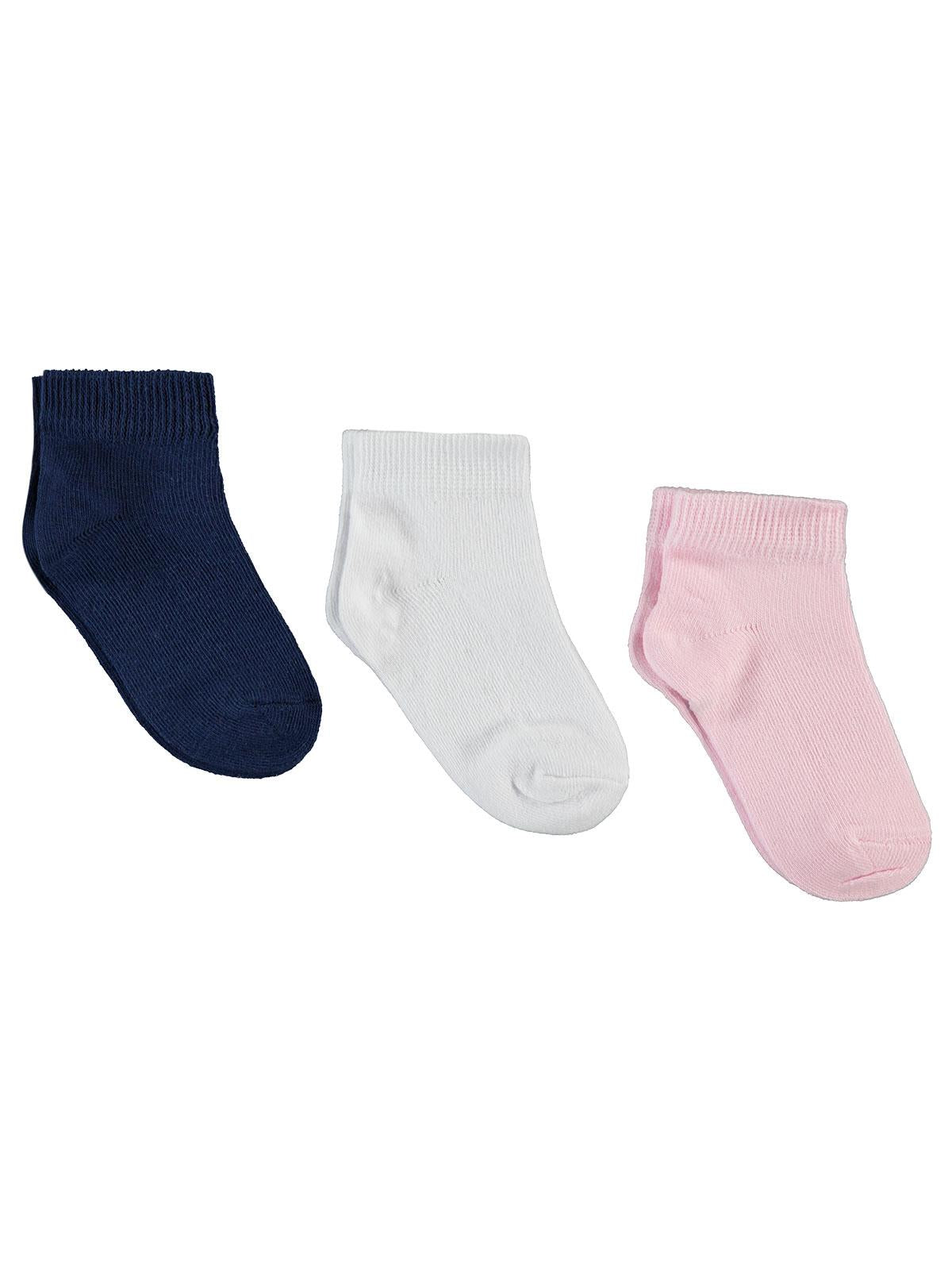 Civil Girls Basic 3'lü 2-12 Yaş Kız Patik Çorap