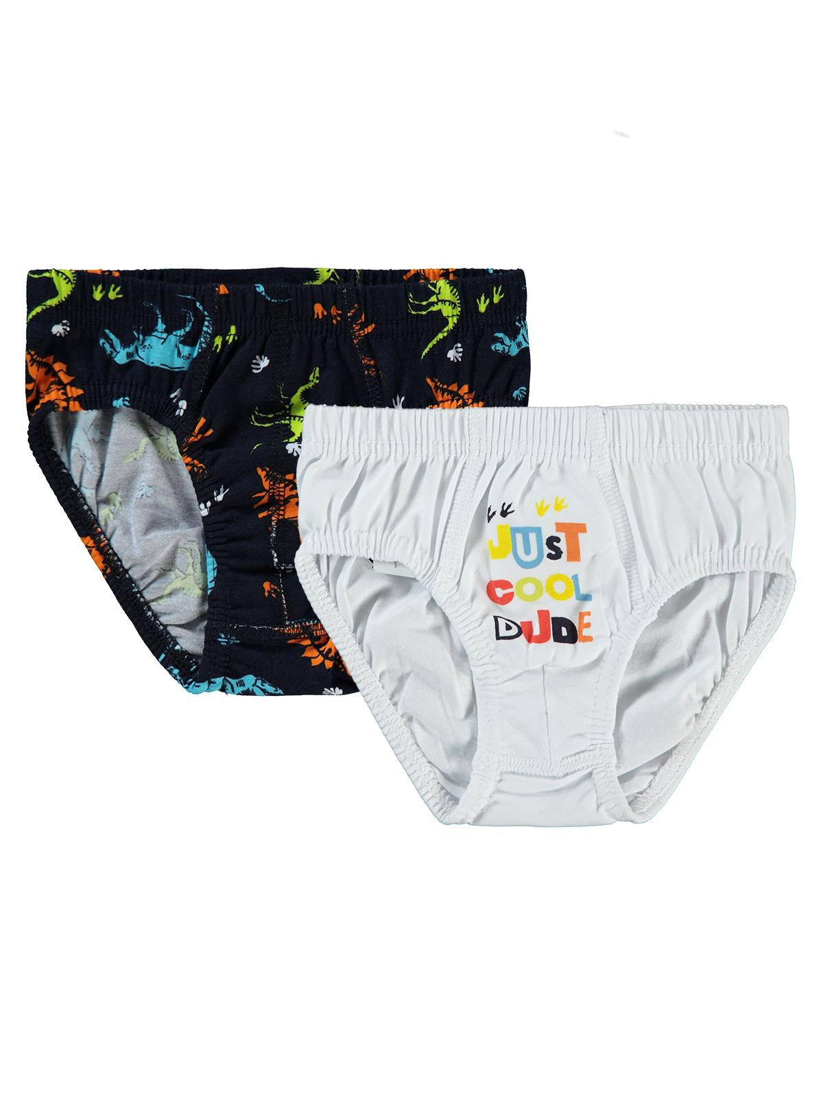 Civil Boys Dinosaur  2-10 Yaş 2'li Külot Set