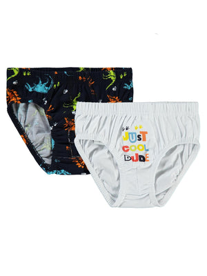 Civil Boys Dinosaur  2-10 Yaş 2'li Külot Set