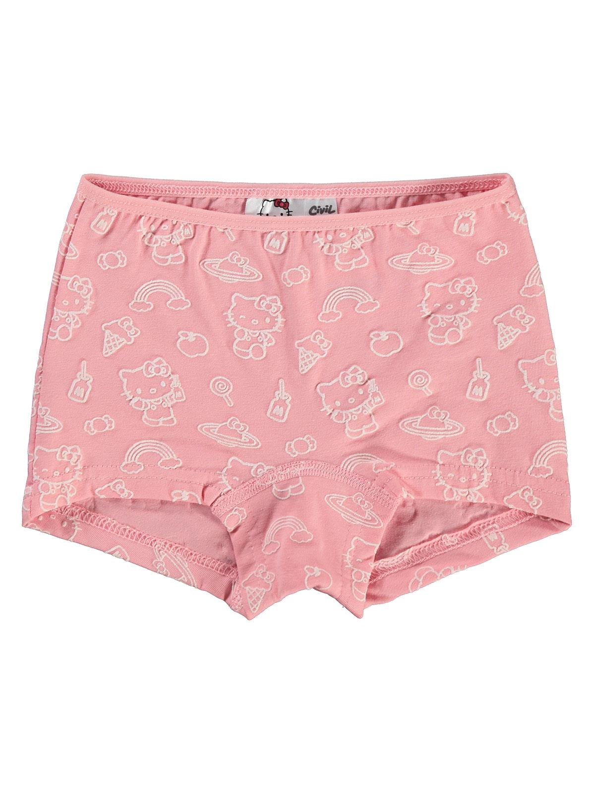 Hello Kitty 2'li Boxer Set | Likralı Süprem Baskılı | Okul Kreş ve Günlük Kullanım