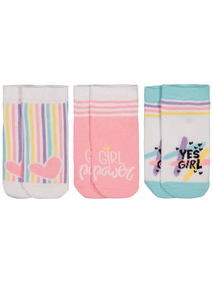 Civil Girls YES 3'lü 2-12 Yaş Kız Patik Çorap