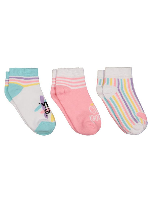 Civil Girls YES 3'lü 2-12 Yaş Kız Patik Çorap