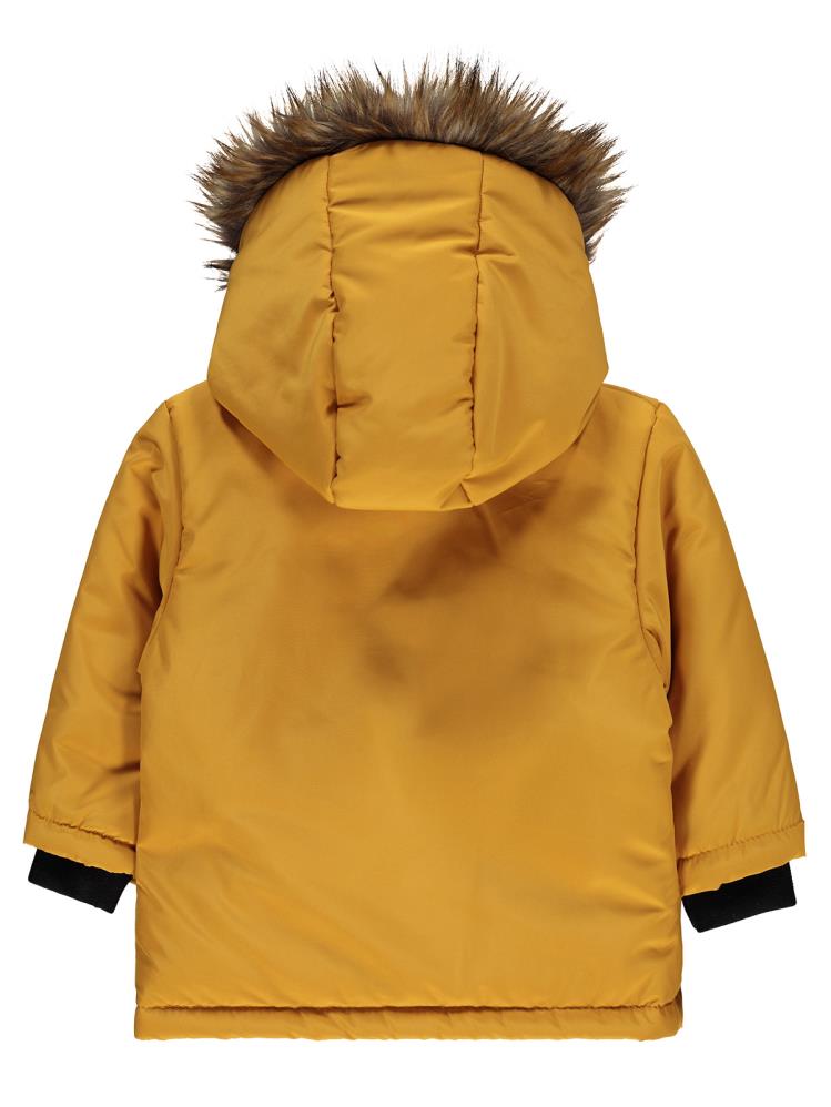 Civil Baby Kürklü 6-18 Ay Mont - Hardal