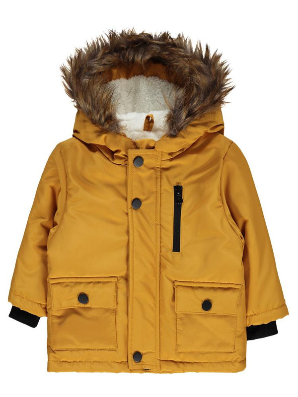 Civil Baby Kürklü 6-18 Ay Mont - Hardal