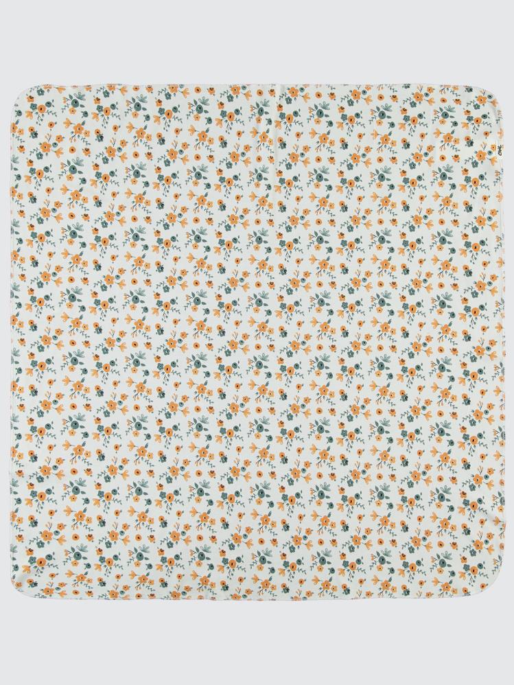 Civil Baby Çiçek Baskılı 80*90 Battaniye - Ekru