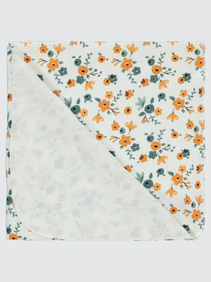Civil Baby Çiçek Baskılı 80*90 Battaniye - Ekru