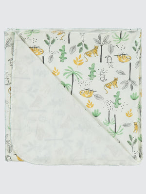 Civil Baby Hayvan Ağaç Baskılı 80*90 Battaniye - Ekru