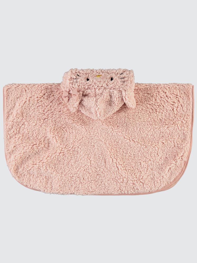 Civil Girls Kuzu 2-5 Yaş Pelerin - Pudra