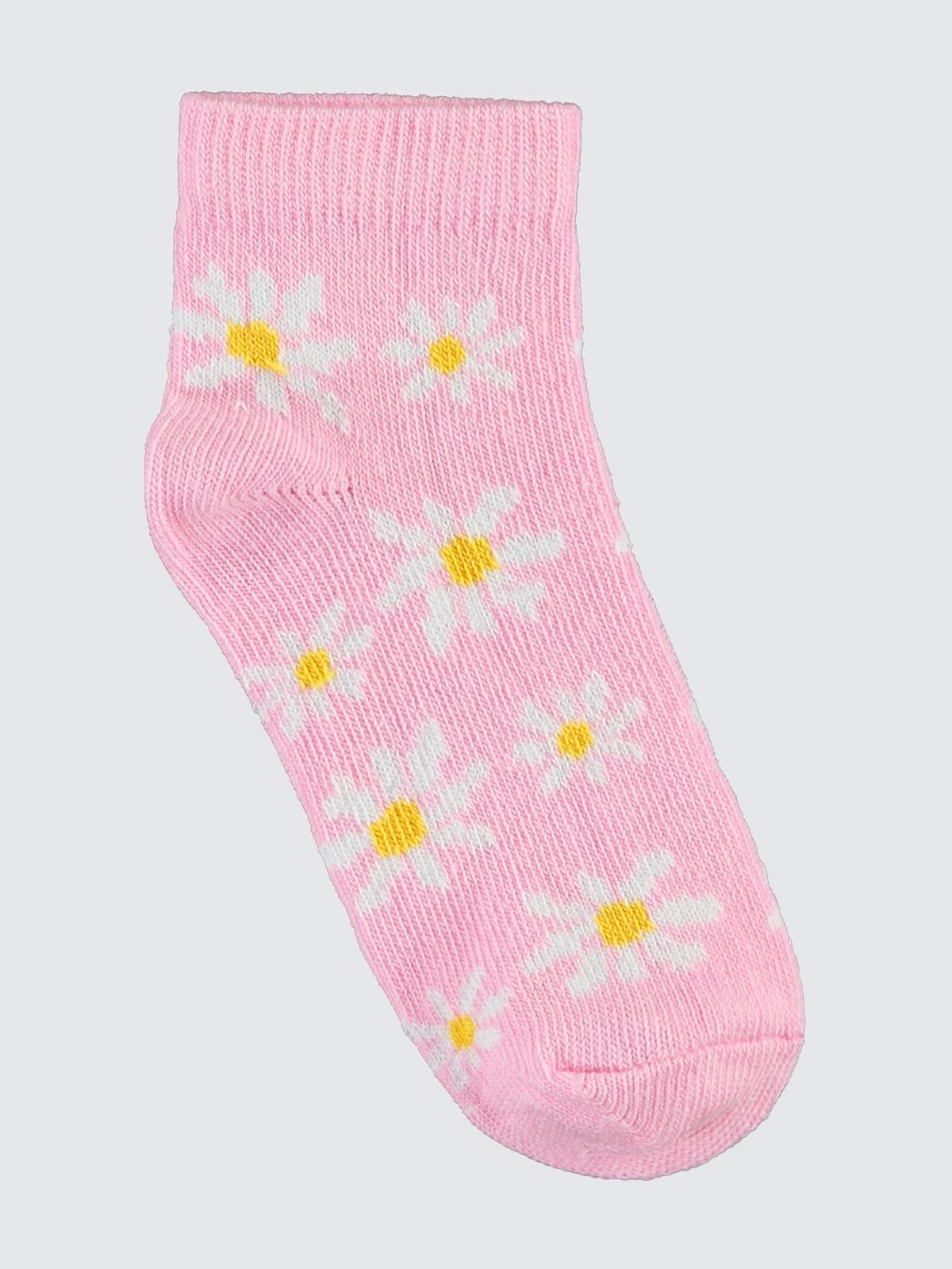 Civil Girls Papatya 3'lü 2-12 Yaş Kız Patik Çorap