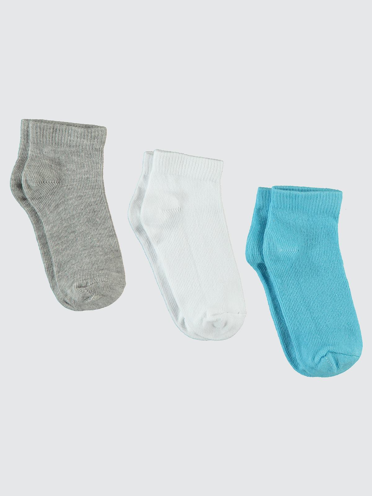 Civil Boys Basic 3'lü 2-12 Yaş Erkek Patik Çorap