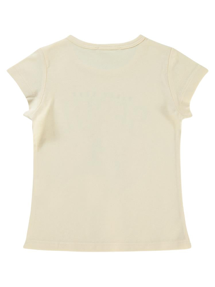 Civil Girls Seoul Baskılı 2-5 Yaş Tişört - Fil Dişi