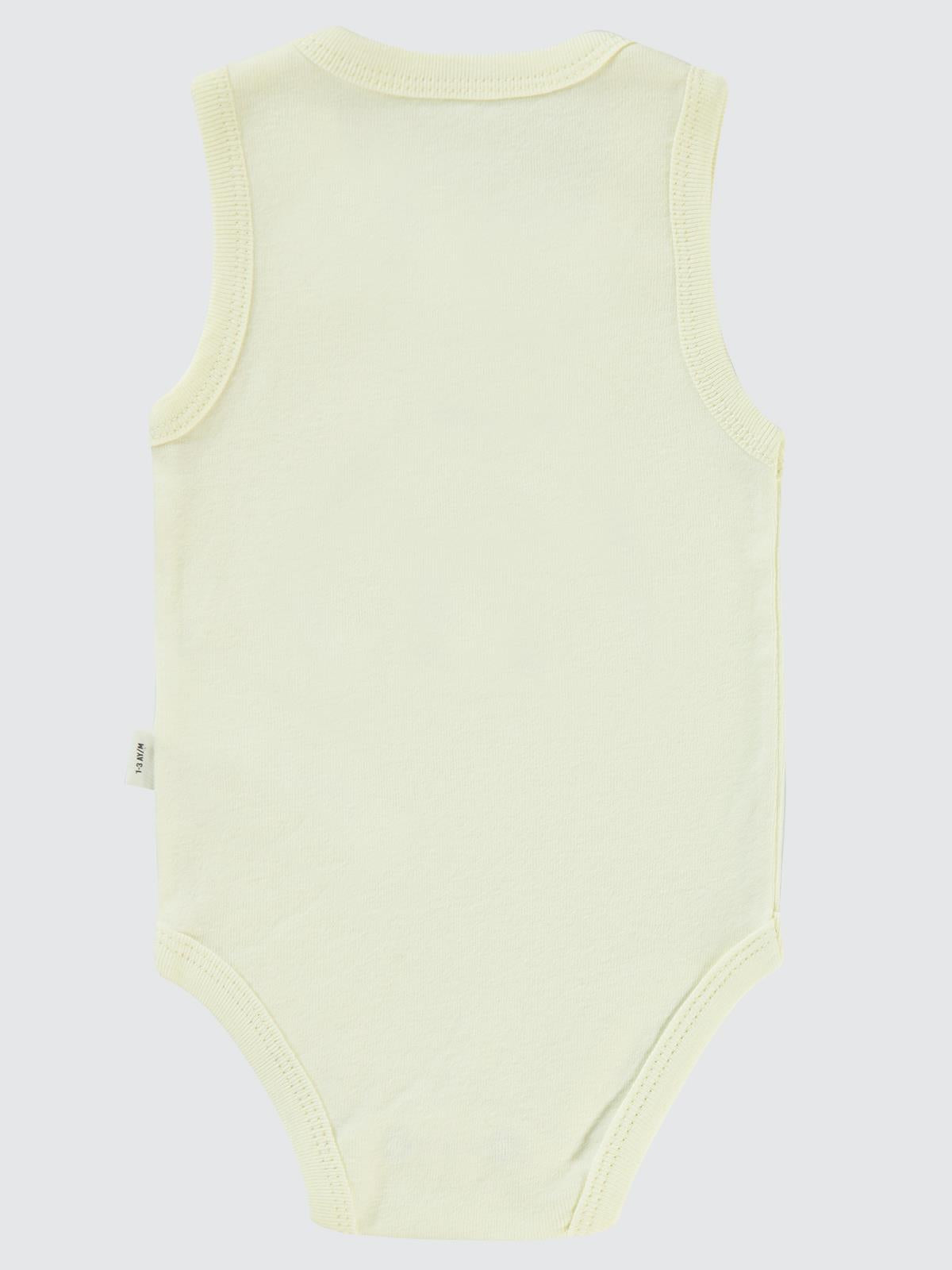 Civil Baby Gökkuşağı Baskılı 1-36 Ay Çıtçıtlı Badi - Fil Dişi