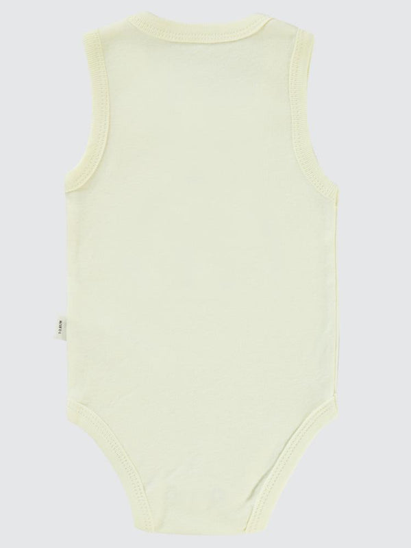 Civil Baby Gökkuşağı Baskılı 1-36 Ay Çıtçıtlı Badi - Fil Dişi