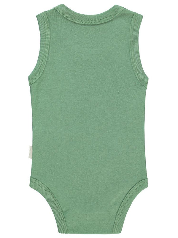 Civil Baby Dinozor Baskılı 1-36 Ay Çıtçıtlı Badi - Haki