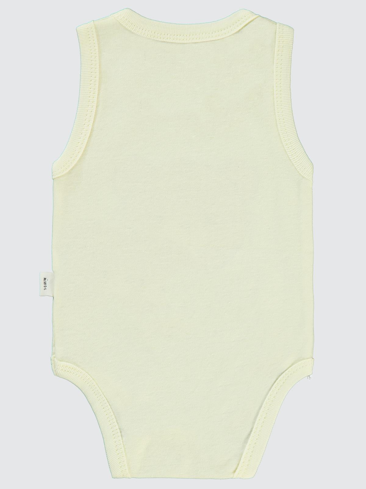 Civil Baby Little Bear Baskılı 1-36 Ay Çıtçıtlı Badi - Fil Dişi