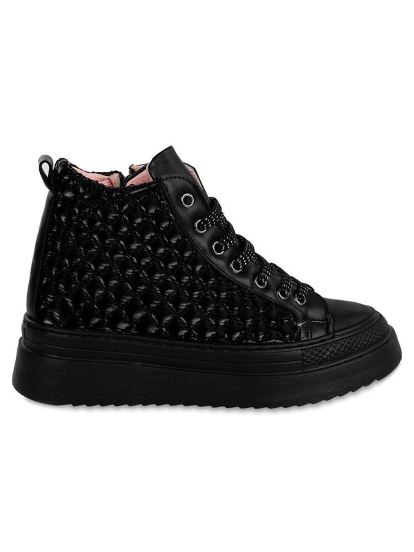 Civil Boots Kapitone 31-35 Numara Bot - Siyah