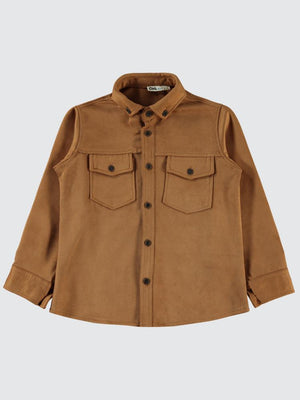 Civil Boys Çift Cepli 10-13 Yaş Gömlek - Turuncu