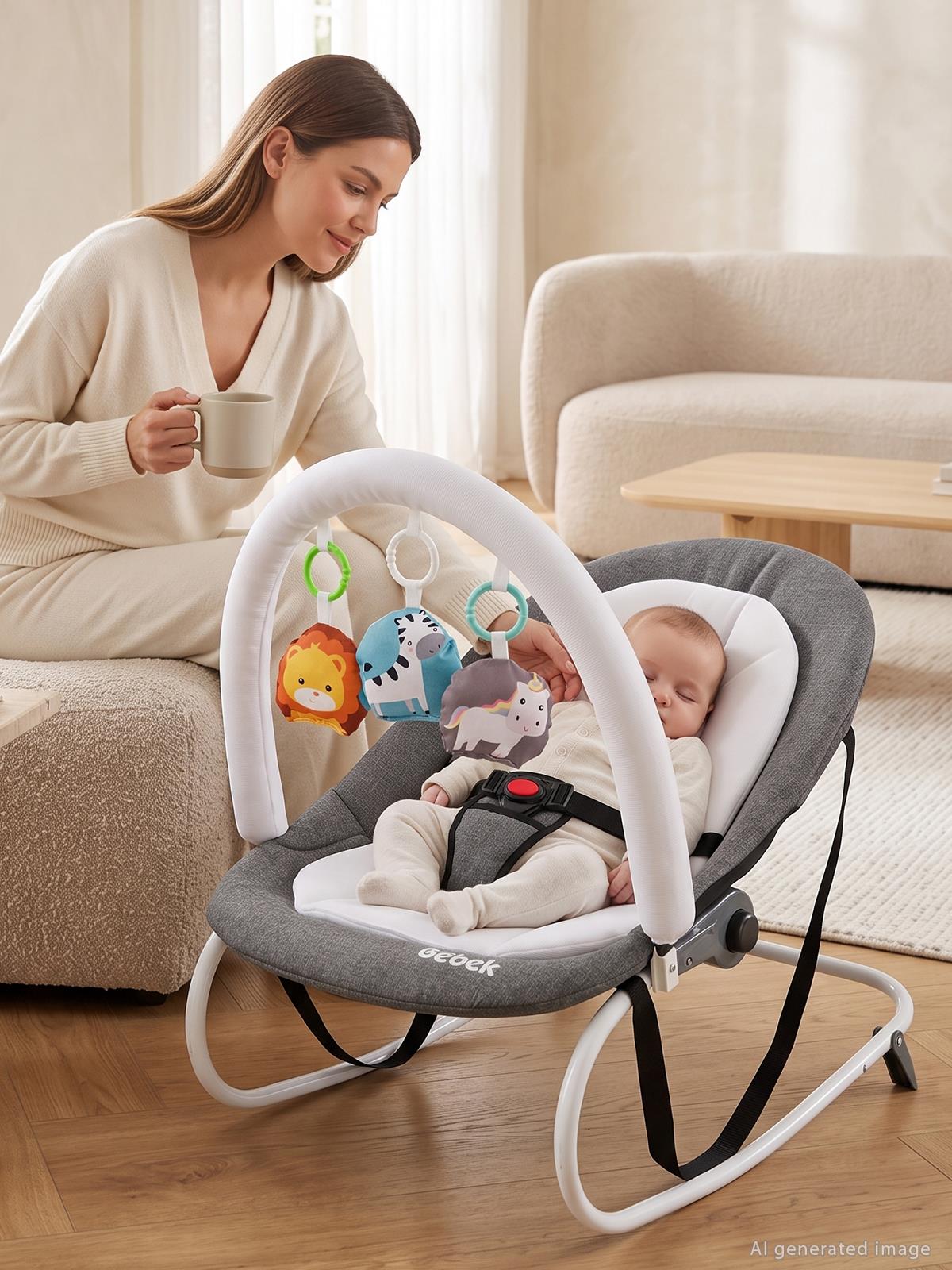 Ab Anne Bebek Lüks Pedli Ana Kucağı - Gri