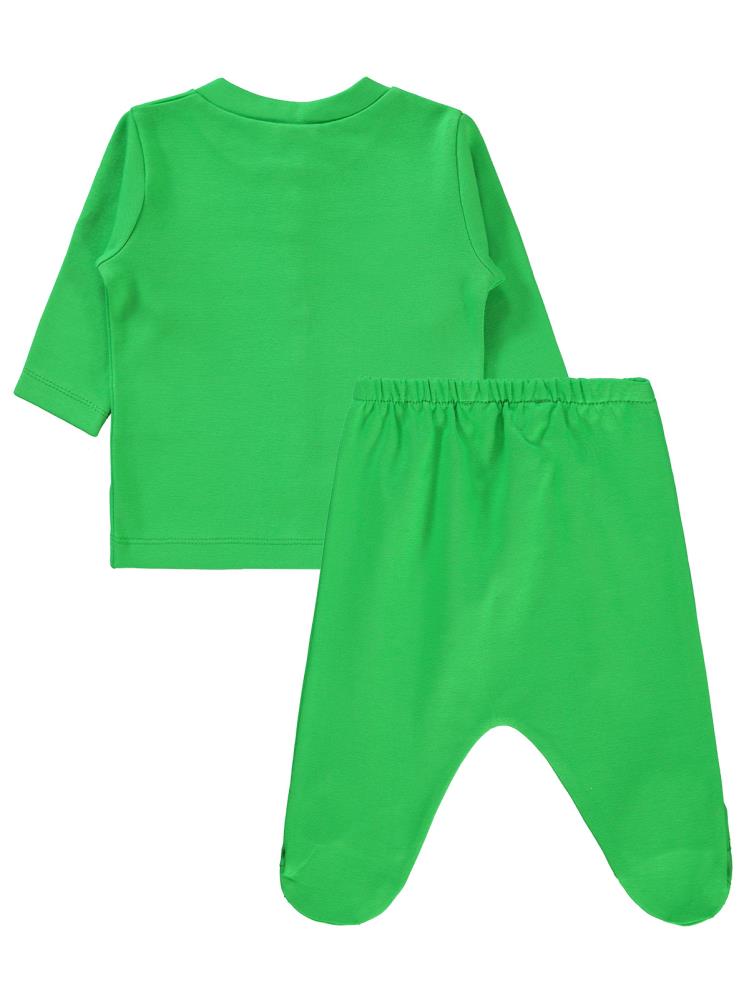 Civil Baby Düz 1-6 Ay Pijama Takımı - Yeşil