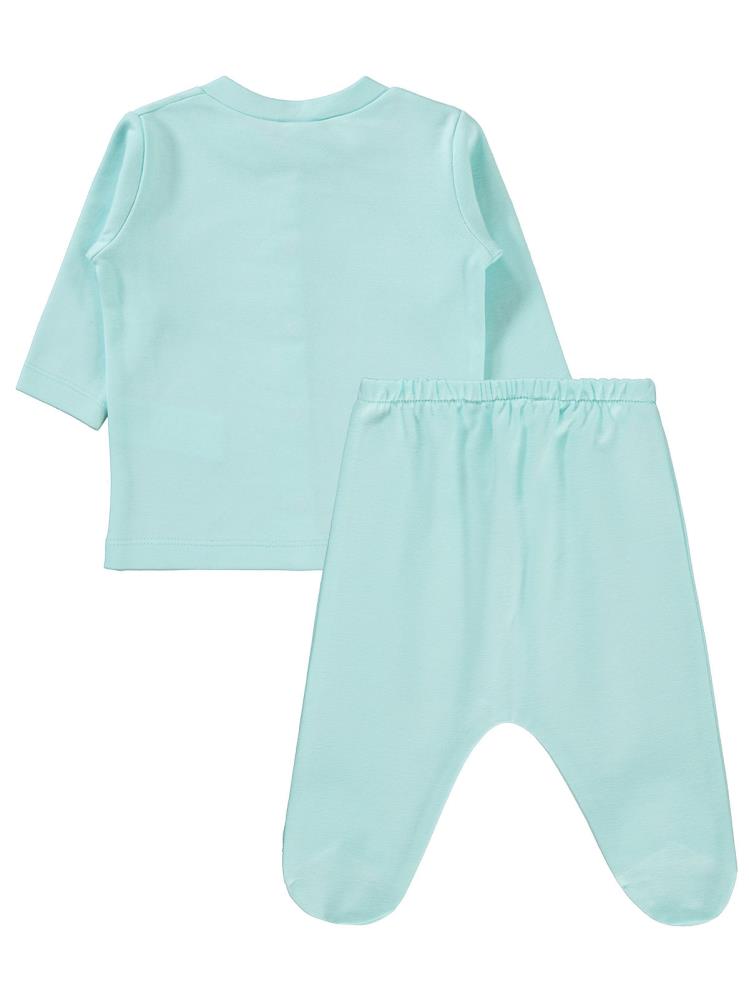 Civil Baby Düz 1-6 Ay Pijama Takımı - Yeşil