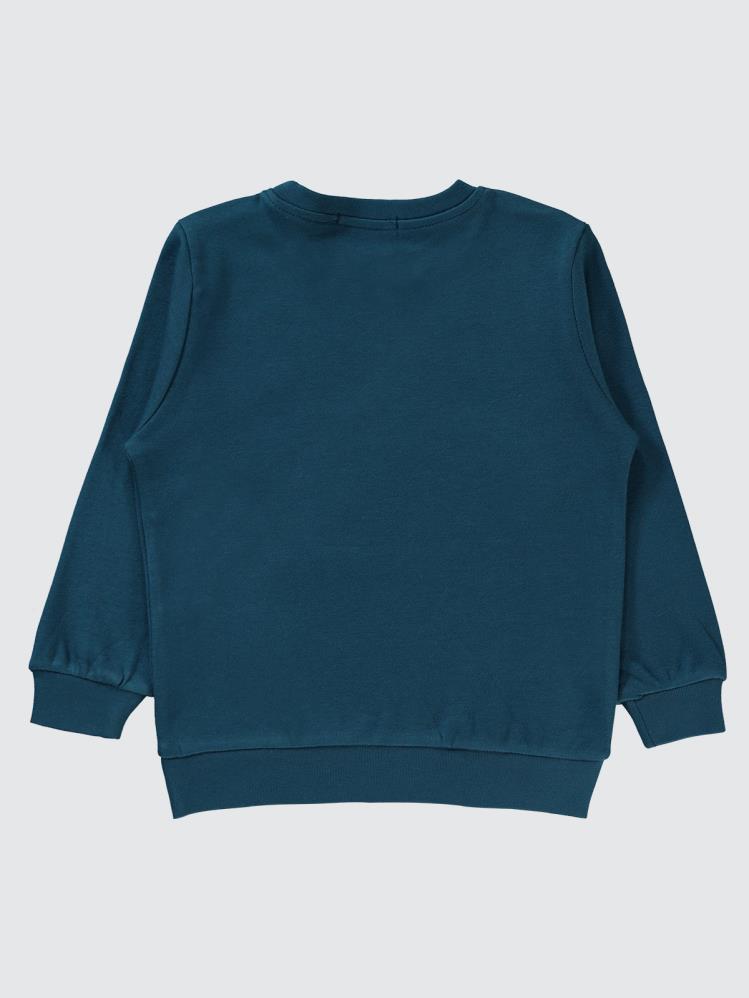 Civil Boys Space Is Cool Baskılı 2-5 Yaş Sweatshirt - Yeşil