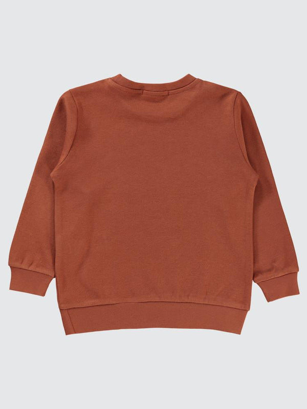 Civil Boys Crazy Baskılı 2-5 Yaş Sweatshirt - Turuncu