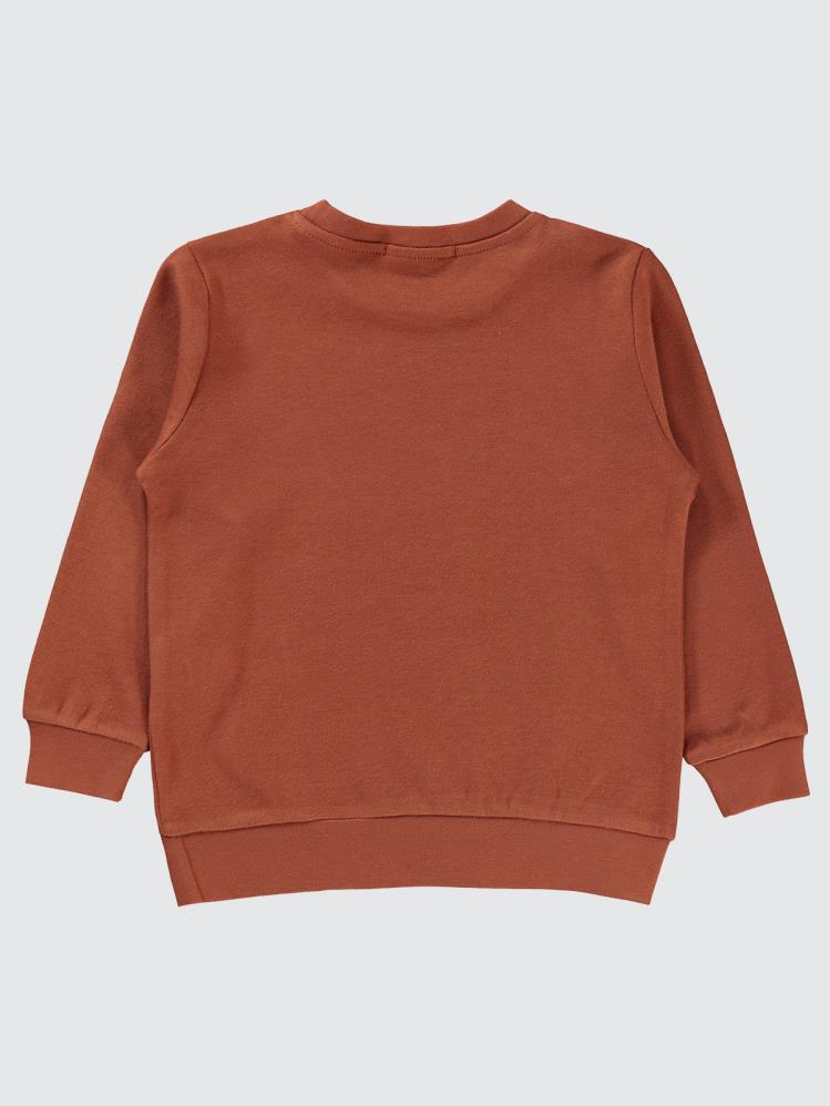 Civil Boys Crazy Baskılı 2-5 Yaş Sweatshirt - Turuncu