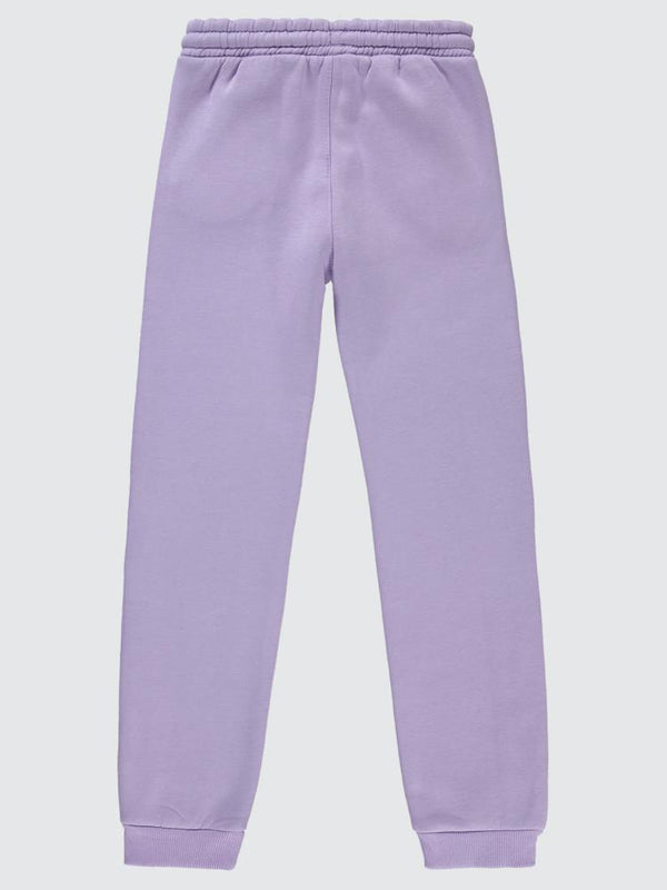 Civil Girls Paçası Çıtçıtlı 10-13 Yaş Eşofman Altı - Lila