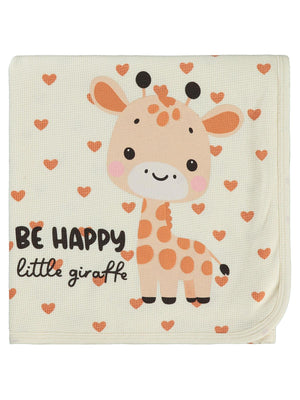 Civil Baby Kalp Zürafa Battaniye - Fil Dişi