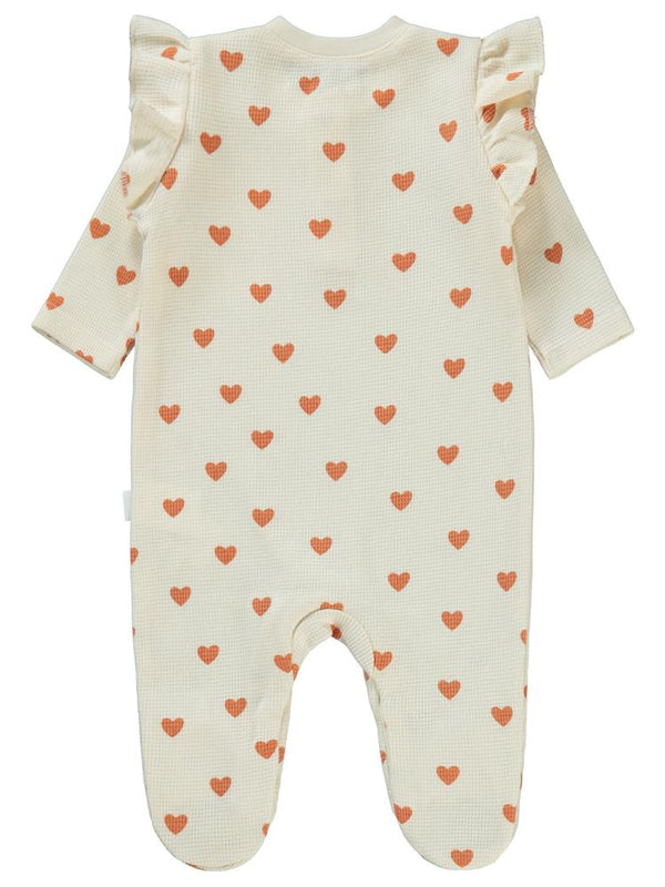 Civil Baby Kalp Zürafa Patikli 1-6 Ay Tulum - Fil Dişi