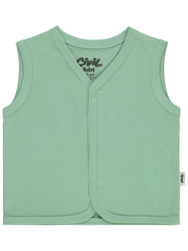 Civil Baby Basic 6-18 Ay Yelek - Yeşil