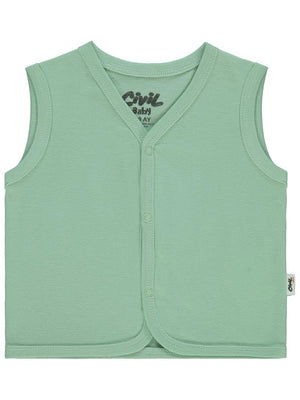 Civil Baby Basic 6-18 Ay Yelek - Yeşil