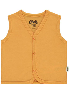 Civil Baby Basic 6-18 Ay Yelek - Hardal