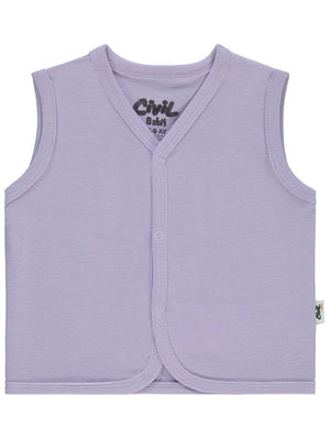 Civil Baby Basic 6-18 Ay Yelek - Lila