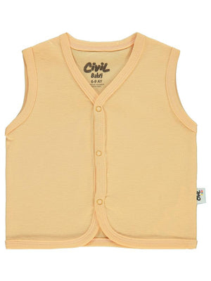 Civil Baby Basic 6-18 Ay Yelek - Pudra