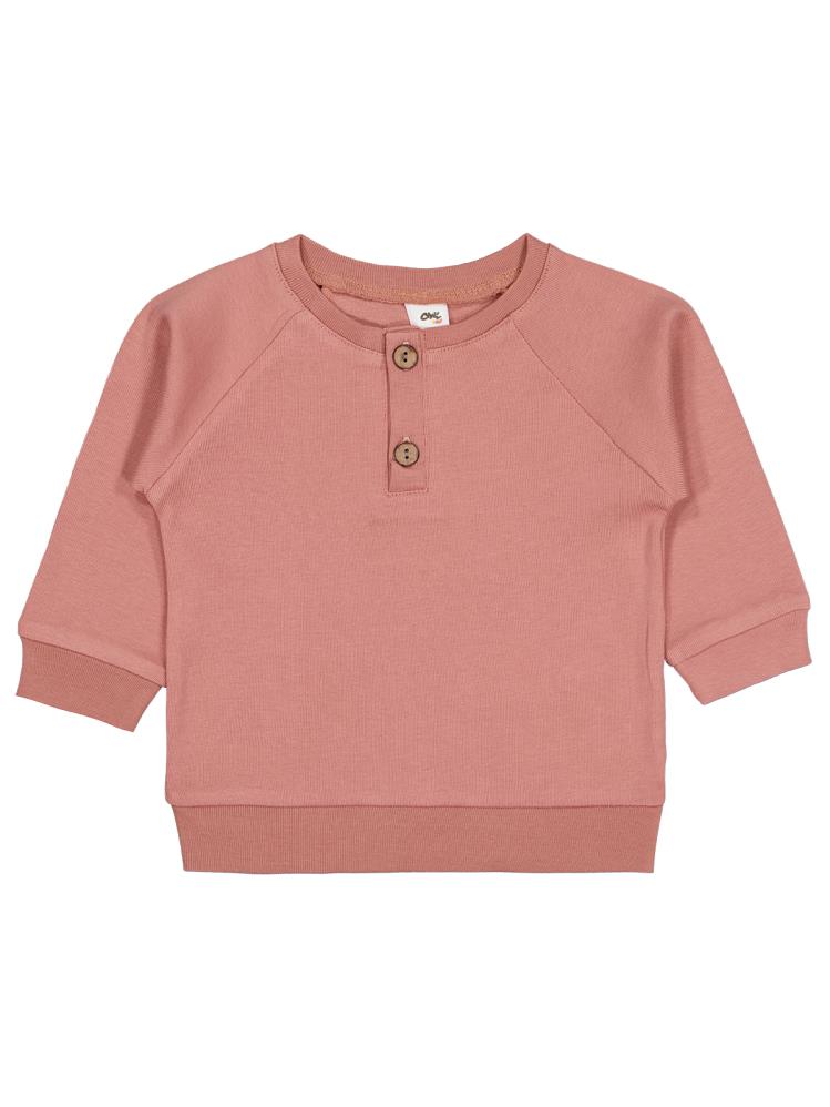 Civil Baby Patlı 6-18 Ay Sweatshirt - Pudra