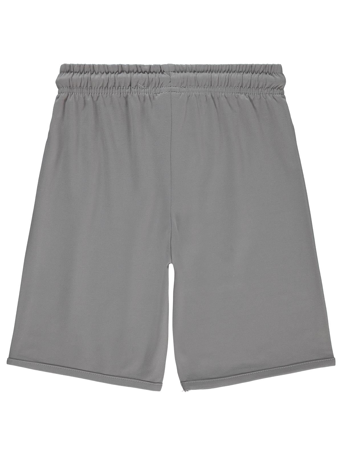 Civil Boys On - Off Reflektör Baskılı 10-13 Yaş Kapri - Gri