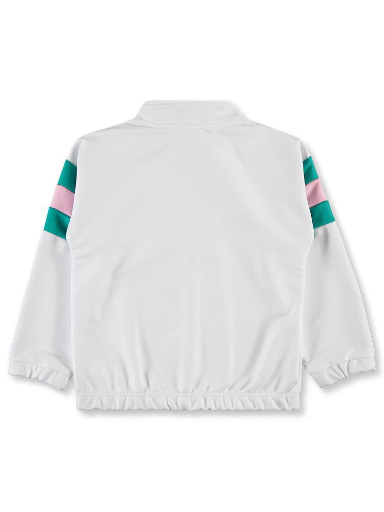 Civil Girls Tenis Baskılı 10-13 Yaş Hırka - Beyaz