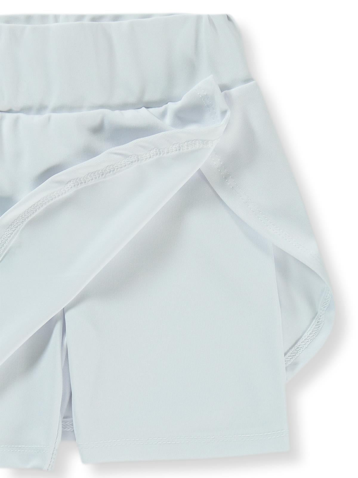 Civil Girls Tenis Baskılı 2-5 Yaş Şort - Beyaz