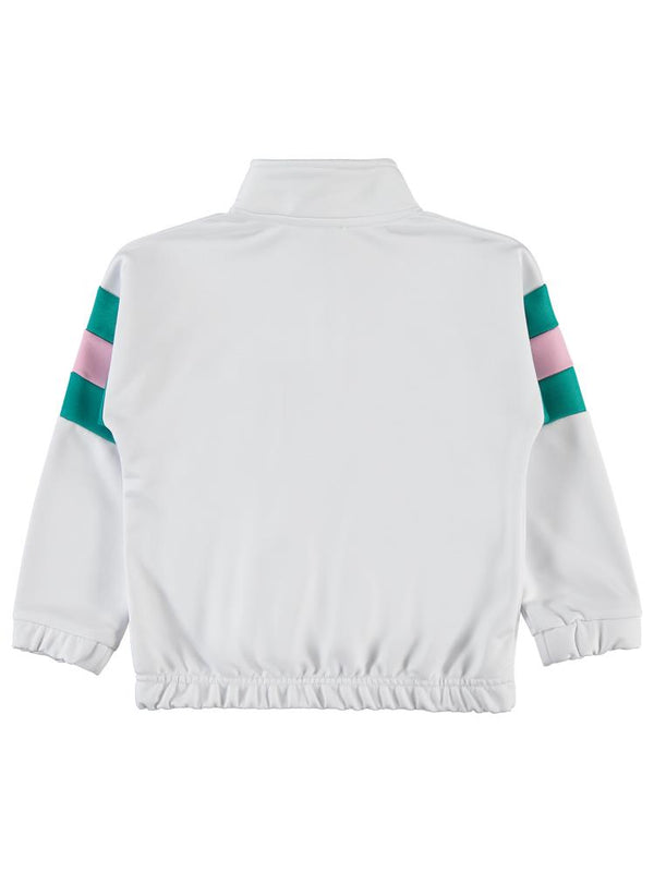 Civil Girls Tenis Baskılı 6-9 Yaş Hırka - Beyaz