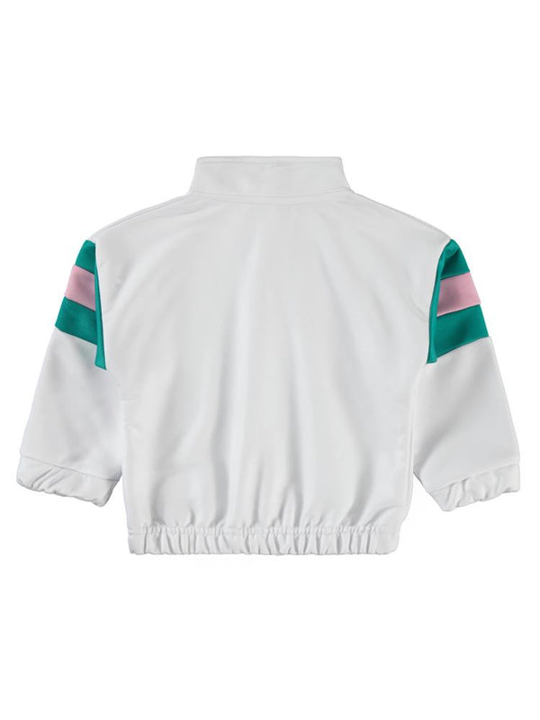 Civil Girls Tenis Baskılı 2-5 Yaş Hırka - Beyaz