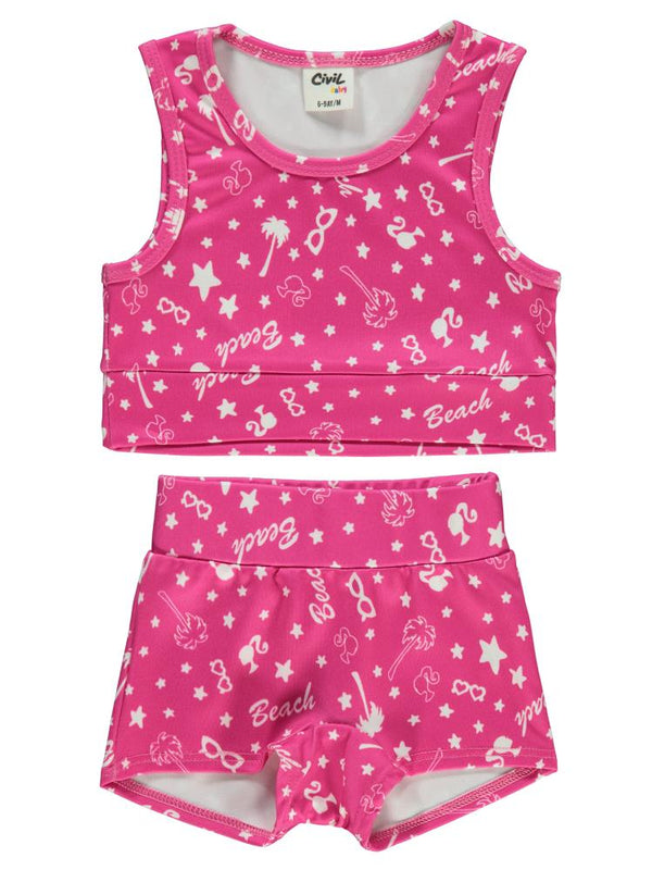 Civil Baby Kız Bebek Mayo 6-18 Ay  - Pembe
